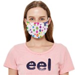 Floral Colorful Background Cloth Face Mask (Adult)
