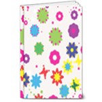 Floral Colorful Background 8  x 10  Hardcover Notebook