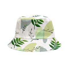 Leaves Foliage Pattern Abstract Bucket Hat by Grandong