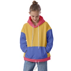 Kapi Fnf Color Block Kids  Oversized Hoodie by coscloset