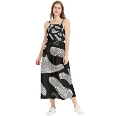 Pattern Shiny Shoes Boho Sleeveless Summer Dress by Ndabl3x