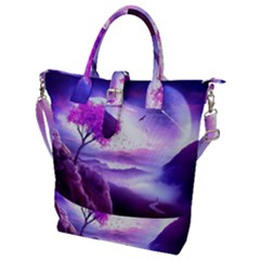 Fantasy World Buckle Top Tote Bag by Ndabl3x