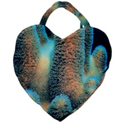 Photo Coral Great Scleractinia Giant Heart Shaped Tote by Pakjumat