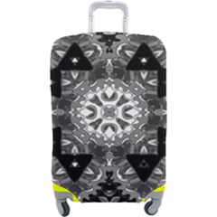 Mandala Calming Coloring Page Luggage Cover (large) by Sarkoni