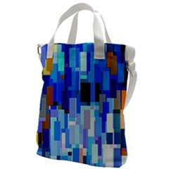 Color Colors Abstract Colorful Canvas Messenger Bag by Sarkoni