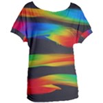 Colorful Background Women s Oversized T-Shirt
