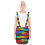Colorful Background Braces Suspender Skirt