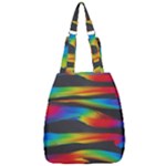 Colorful Background Center Zip Backpack