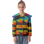 Colorful Background Kids  Peter Pan Collar Blouse