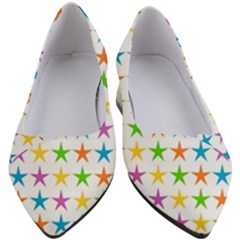 Star Pattern Design Decoration Women s Block Heels  by Apen