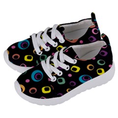 Abstract Background Retro 60s 70s Kids  Lightweight Sports Shoes by Apen