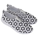 Pattern Star Repeating Black White No Lace Lightweight Shoes View3