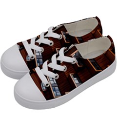 Abstract Architecture Building Business Kids  Low Top Canvas Sneakers by Amaryn4rt