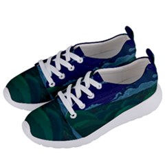 Adventure Time Cartoon Night Green Color Sky Nature Women s Lightweight Sports Shoes by Sarkoni