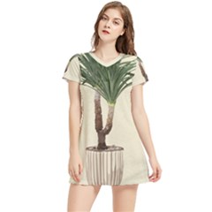Tree Vector Art In A Flower Pot Women s Sports Skirt by Sarkoni