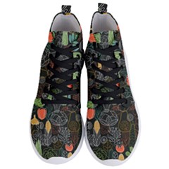 Vegetable Icons Men s  High Top Sneakers by helloshirt