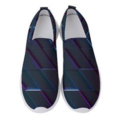 Glass Scifi Violet Ultraviolet Women s Slip On Sneakers by Pakjumat