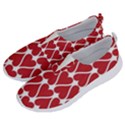 Hearts Pattern Seamless Red Love No Lace Lightweight Shoes View2