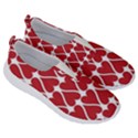 Hearts Pattern Seamless Red Love No Lace Lightweight Shoes View3