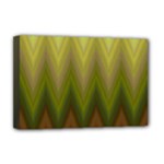 Zig Zag Chevron Classic Pattern Deluxe Canvas 18  x 12  (Stretched)