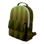 Zig Zag Chevron Classic Pattern Flap Pocket Backpack (Large)