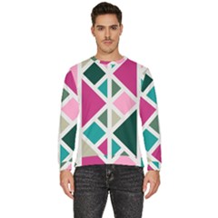 Pattern Geometric Decor Backdrop Men s Fleece Sweatshirt by Modalart
