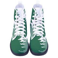 Pine Trees Spruce Tree Men s High-top Canvas Sneakers by Modalart