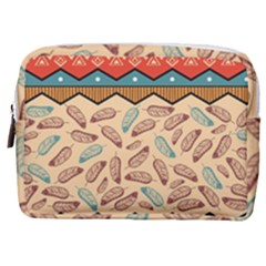 Ethnic-tribal-pattern-background Make Up Pouch (medium) by Apen