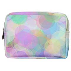 Abstract Background Texture Make Up Pouch (medium)