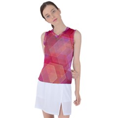Abstract Background Texture Pattern Women s Sleeveless Sports Top