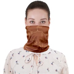 Autumn Leaves Repeat Pattern Face Covering Bandana (adult)
