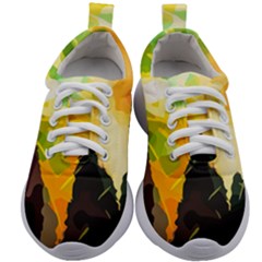 Forest Trees Nature Wood Green Kids Athletic Shoes by Ravend