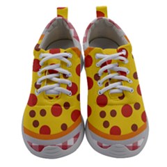 Pizza Table Pepperoni Sausage Women Athletic Shoes by Ravend