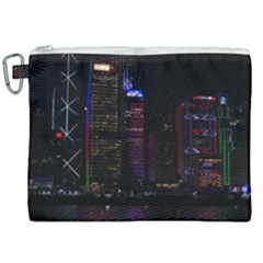 Hong Kong China Asia Skyscraper Canvas Cosmetic Bag (xxl) by Amaryn4rt