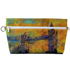 London Tower Abstract Bridge Handbag Organizer by Amaryn4rt