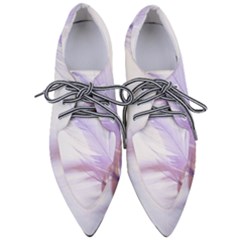 Ring Feather Marriage Pink Gold Pointed Oxford Shoes by Amaryn4rt