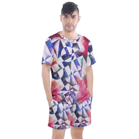 Abstract Art Work 1 Men s Mesh T-shirt And Shorts Set by mbs123