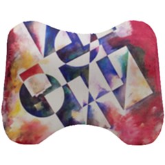 Abstract Art Work 1 Head Support Cushion by mbs123
