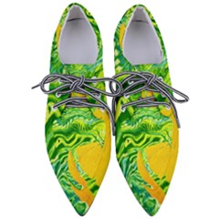 Zitro Abstract Sour Texture Food Pointed Oxford Shoes by Amaryn4rt