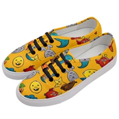 Graffiti Characters Seamless Ornament Women s Classic Low Top Sneakers by Bedest
