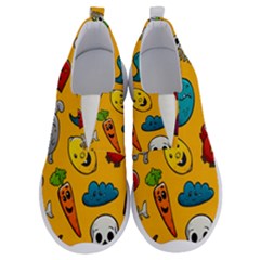 Graffiti Characters Seamless Ornament No Lace Lightweight Shoes by Bedest