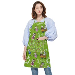 Seamless Pattern With Kids Pocket Apron by Bedest
