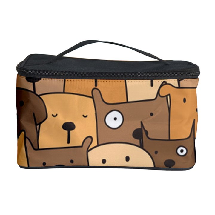 Cute Dog Seamless Pattern Background Cosmetic Storage Case