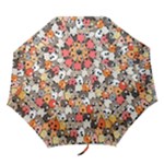 Cute Dog Seamless Pattern Background Folding Umbrellas