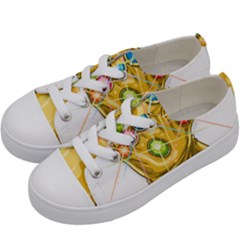 The Infinity Gauntlet Thanos Kids  Low Top Canvas Sneakers by Maspions