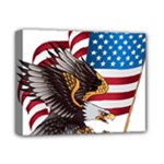 American Eagle Clip Art Deluxe Canvas 14  x 11  (Stretched)