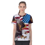 American Eagle Clip Art Women s Cotton T-Shirt