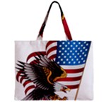 American Eagle Clip Art Zipper Mini Tote Bag