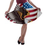American Eagle Clip Art A-line Skater Skirt