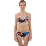 American Eagle Clip Art Wrap Around Bikini Set